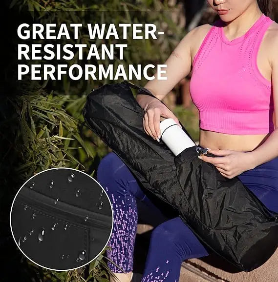 Yoga Mat Bag w/ Water Bottle Pocket & Wet Storage – Multi-Functional Carrier