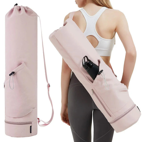 Yoga Mat Bag w/ Water Bottle Pocket & Wet Storage – Multi-Functional Carrier