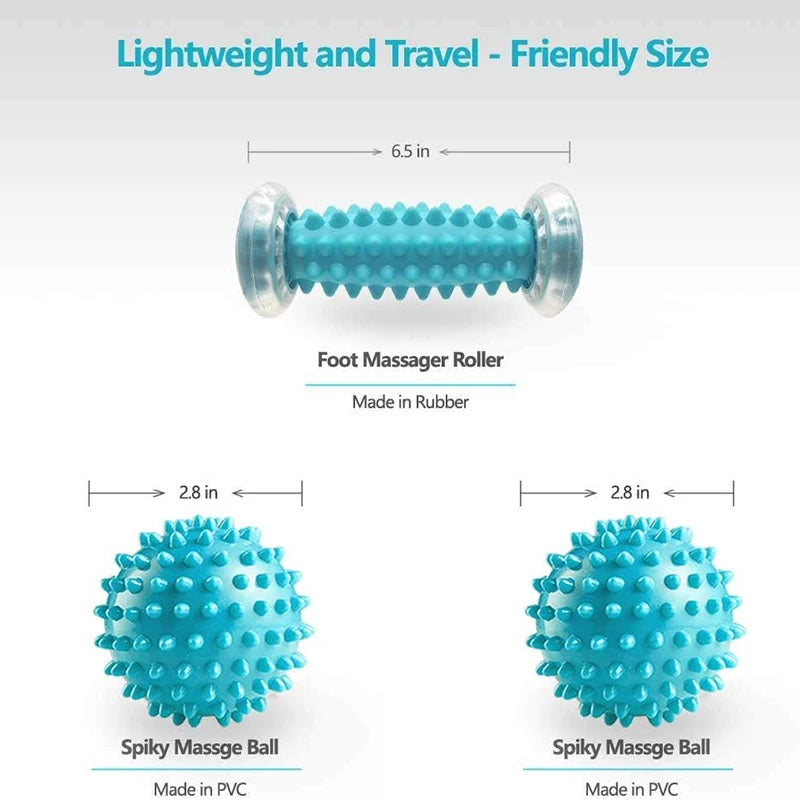 Foot Massager Roller & Ball Set | Movflux - Muscle Relief