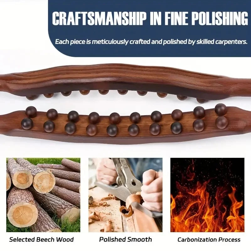 Wooden Massage Stick | Muscle Relief & Relaxation