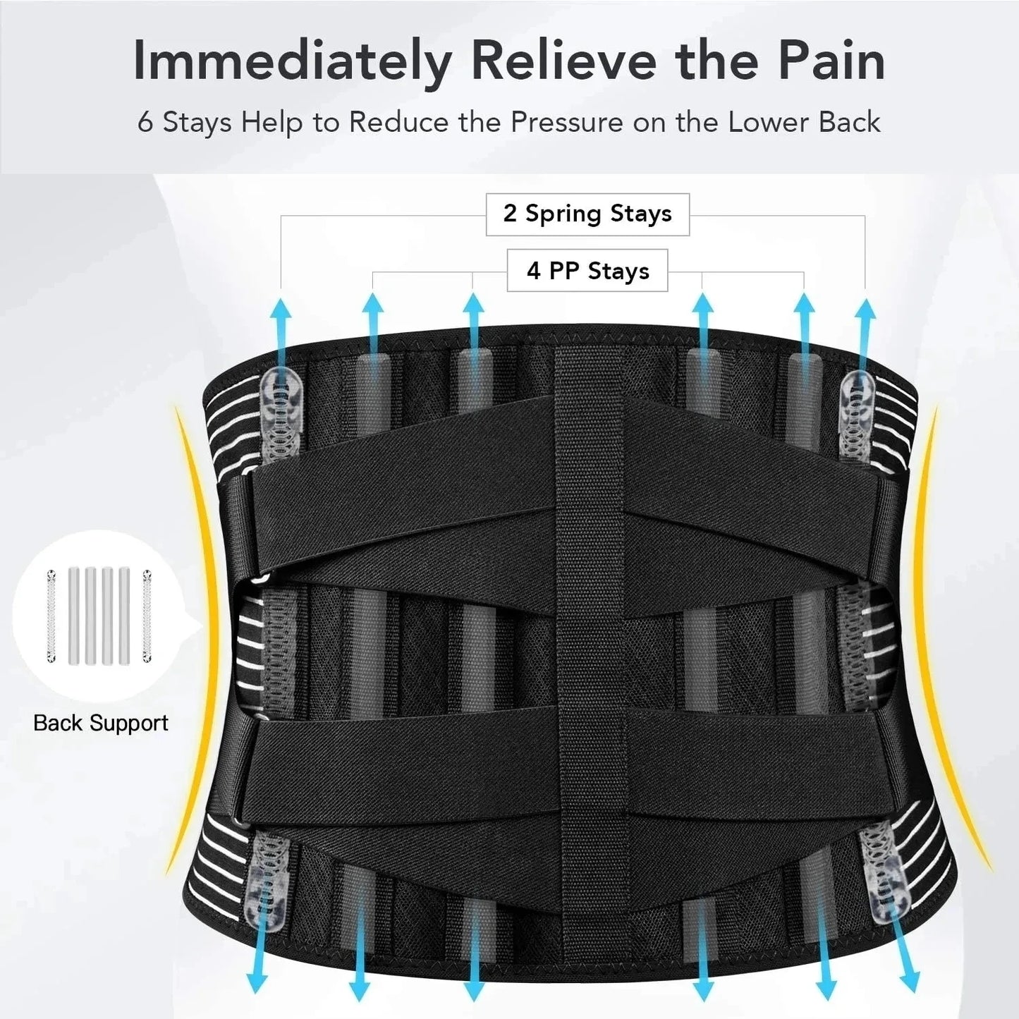 Lumbar Support Belt |Back Pain Relief & Compression