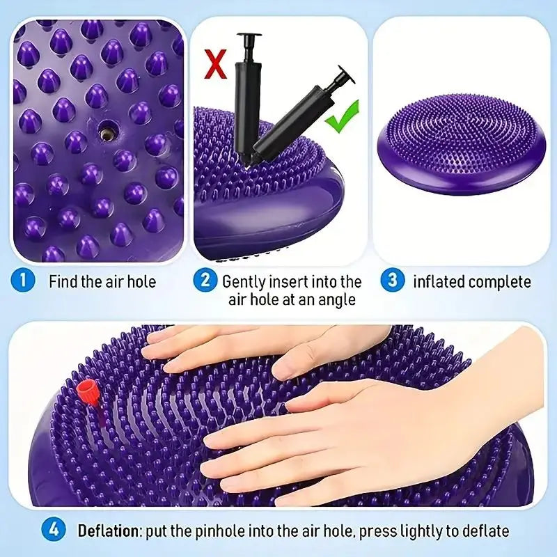 Balance Pad & Massage Cushion | Movflux - Core & Posture