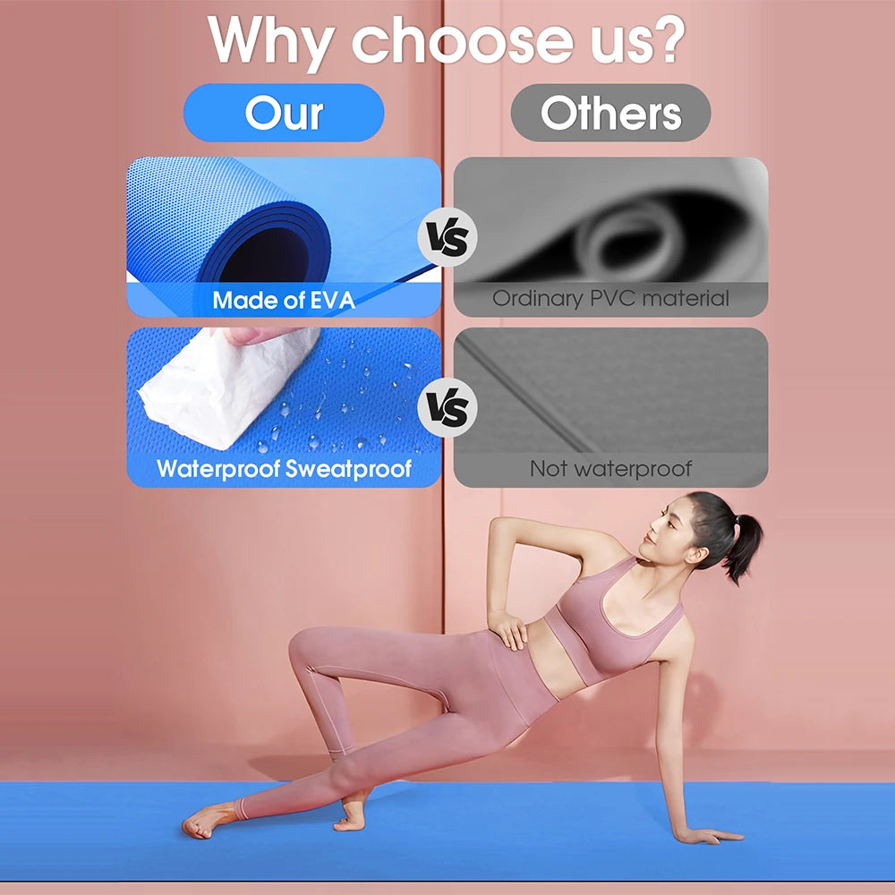 4mm Yoga Mat | Anti-Skid & EVA Foam