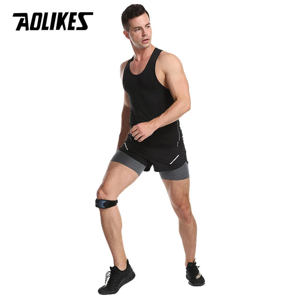 1PCS Patella Tendon Knee Straps, Knee Brace Knee Support Patellar Stabilizer for Running Hiking Tennis Jumping Arthritis