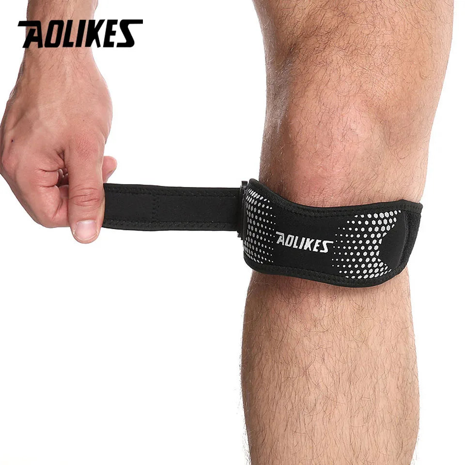 1PCS Patella Tendon Knee Straps, Knee Brace Knee Support Patellar Stabilizer for Running Hiking Tennis Jumping Arthritis