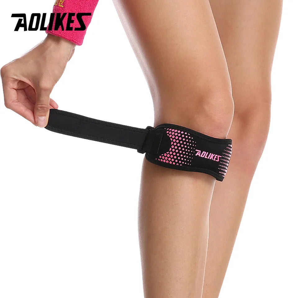 1PCS Patella Tendon Knee Straps, Knee Brace Knee Support Patellar Stabilizer for Running Hiking Tennis Jumping Arthritis