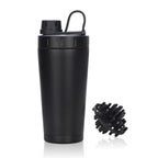 500ML Stainless Steel Protein Shaker Thermos – Gym Water Bottle, Portable Mixer for Powder, Milk & Drinks | Leak-Proof Travel Cup