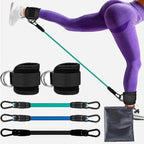 Knöchelriemen-Widerstandsbänder für Hüft- und Beinstärke, Zugseil, Fitness, elastisches Training, Zuhause, Yoga, Pilatus, Crossfit, Workout, Fitnessstudio