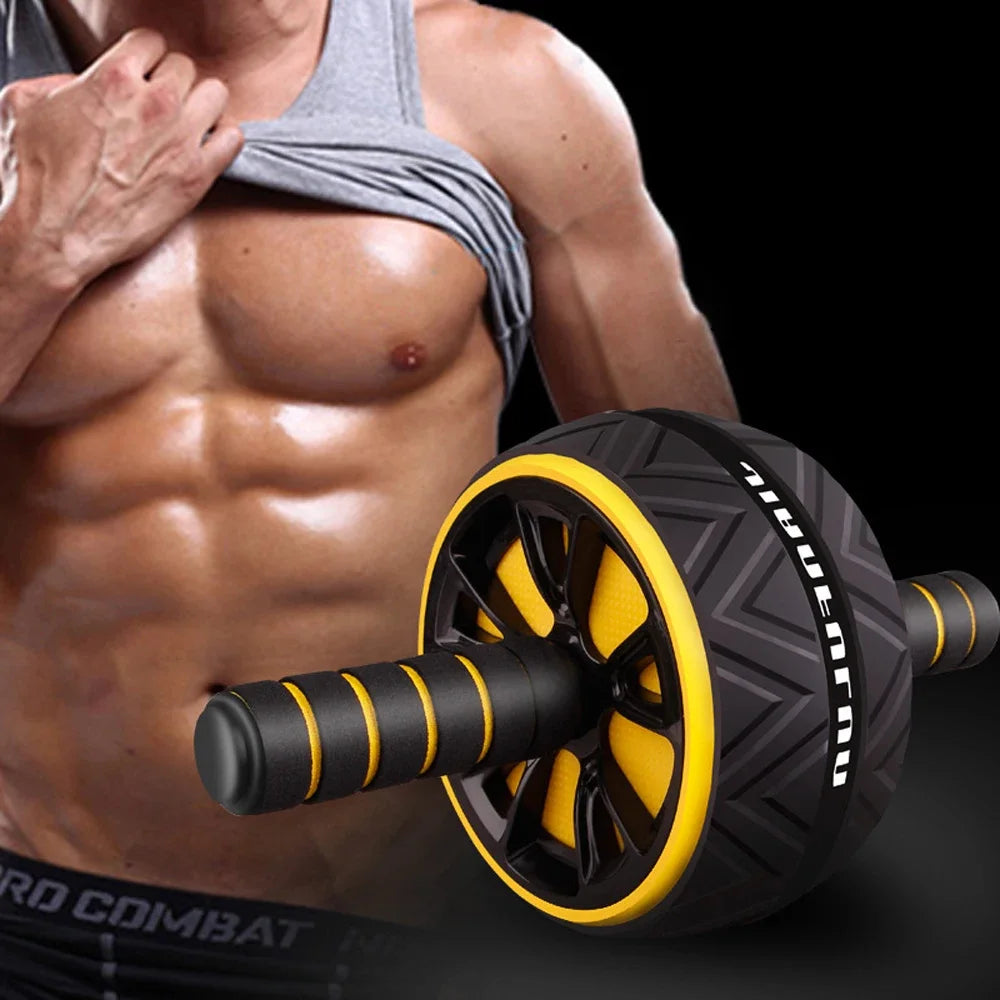 Ab Roller Wheel For Abs Core Workout Non-Slip Home Gym Fitness Equipment Men Women Abdominal Training Durable Design