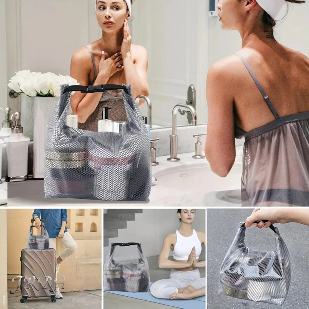 Hand-held Storage Bags, Fitness Clothing, Swimming Bath Bags, Large-capacity Drawstrings, Outdoor Bathing Products Bags For Men