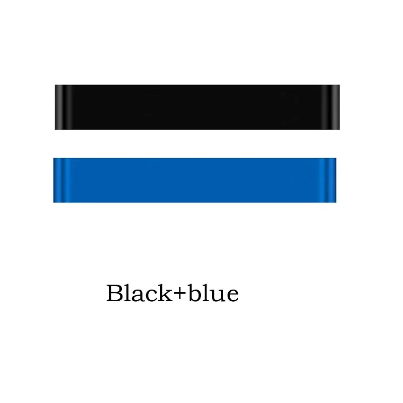 2 pecas Portable Fitness Workout Equipment Rubber Resistance Bands Yoga Gym Elastic Gum Strength Pilates Crossfit Women Weight Sports