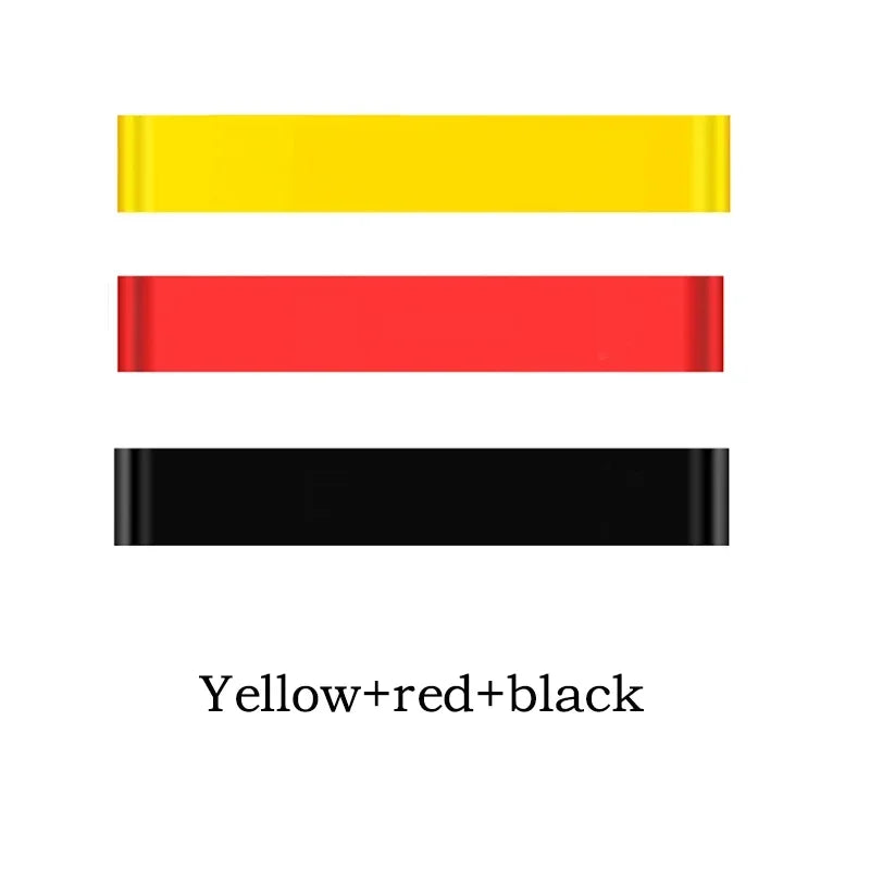 2 pecas Portable Fitness Workout Equipment Rubber Resistance Bands Yoga Gym Elastic Gum Strength Pilates Crossfit Women Weight Sports