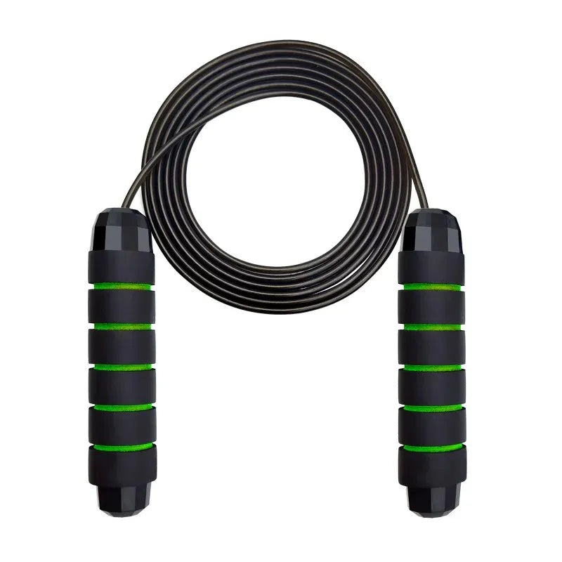 Adjustable Speed Jump Rope with Ball Bearings – Tangle-Free Steel Wire & Foam Handles for Fitness & Weight Loss