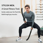 2Pc Arm Strength Training Bars – Spring-Loaded Biceps & Triceps Muscle Trainer with Ergonomic Grip