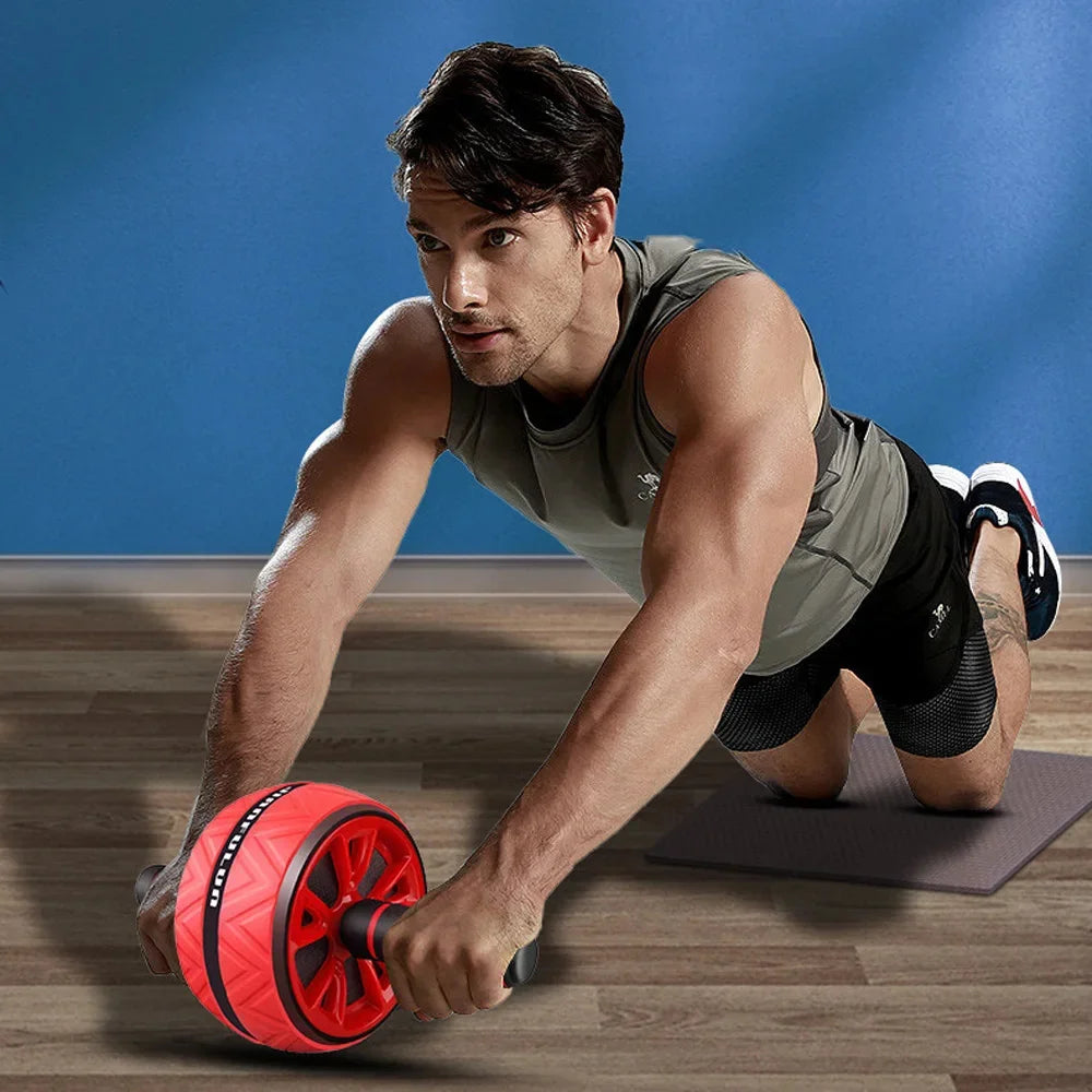 Ab Roller Wheel For Abs Core Workout Non-Slip Home Gym Fitness Equipment Men Women Abdominal Training Durable Design