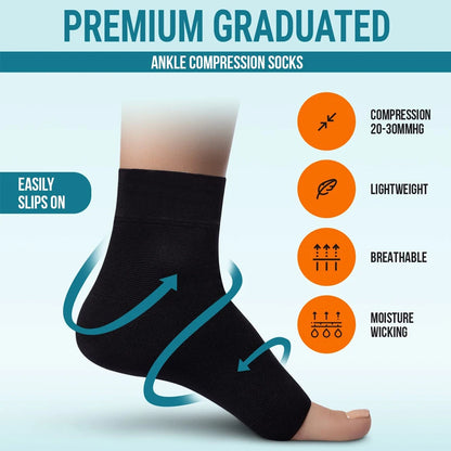 Compression Ankle Socks | Foot & Plantar Support