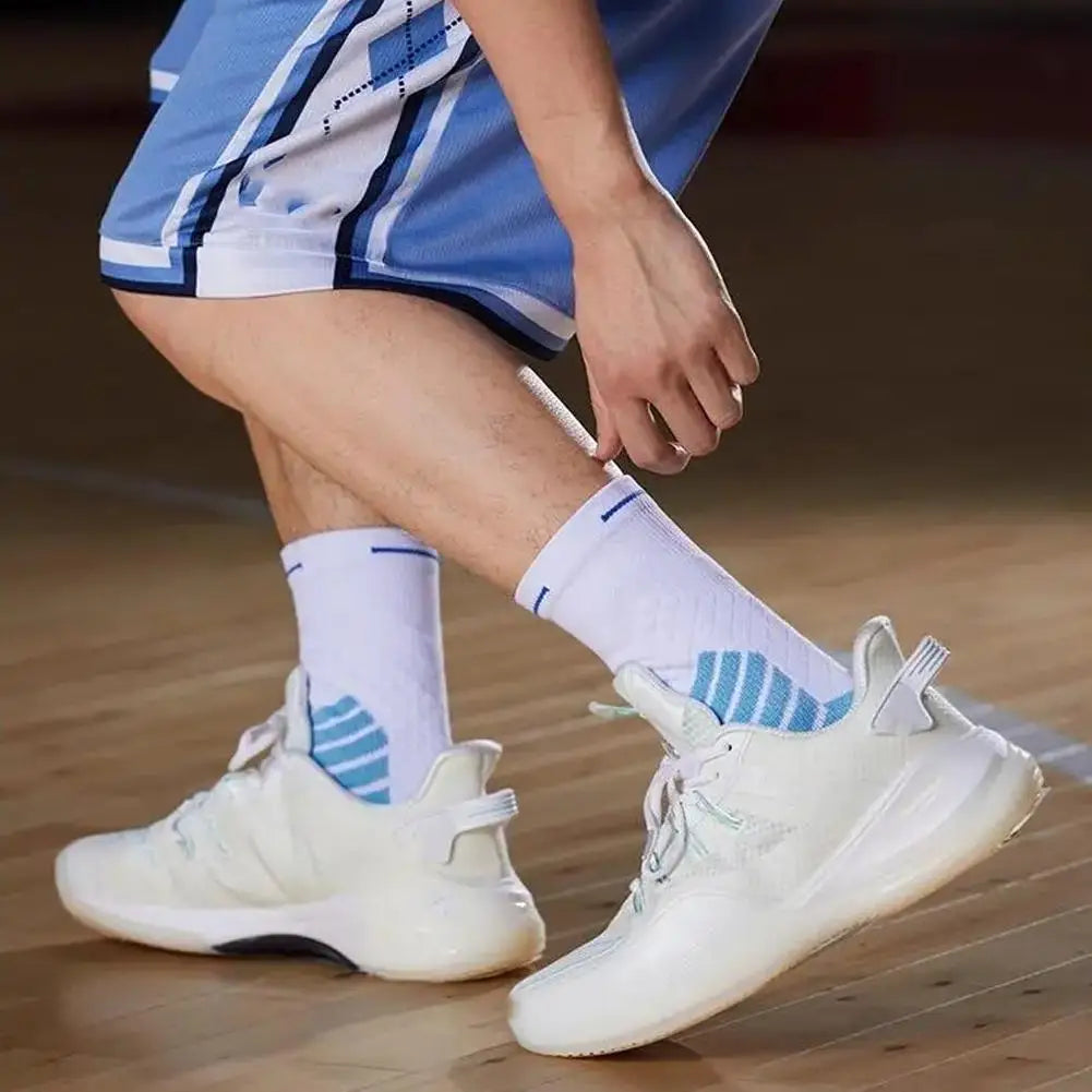 Bullfight 2.0 Men's High-top Sports Towel Basketball Socks Bottom Practical Professional Long-tube Mid-tube Elite Thick Running
