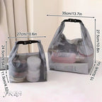 Hand-held Storage Bags, Fitness Clothing, Swimming Bath Bags, Large-capacity Drawstrings, Outdoor Bathing Products Bags For Men