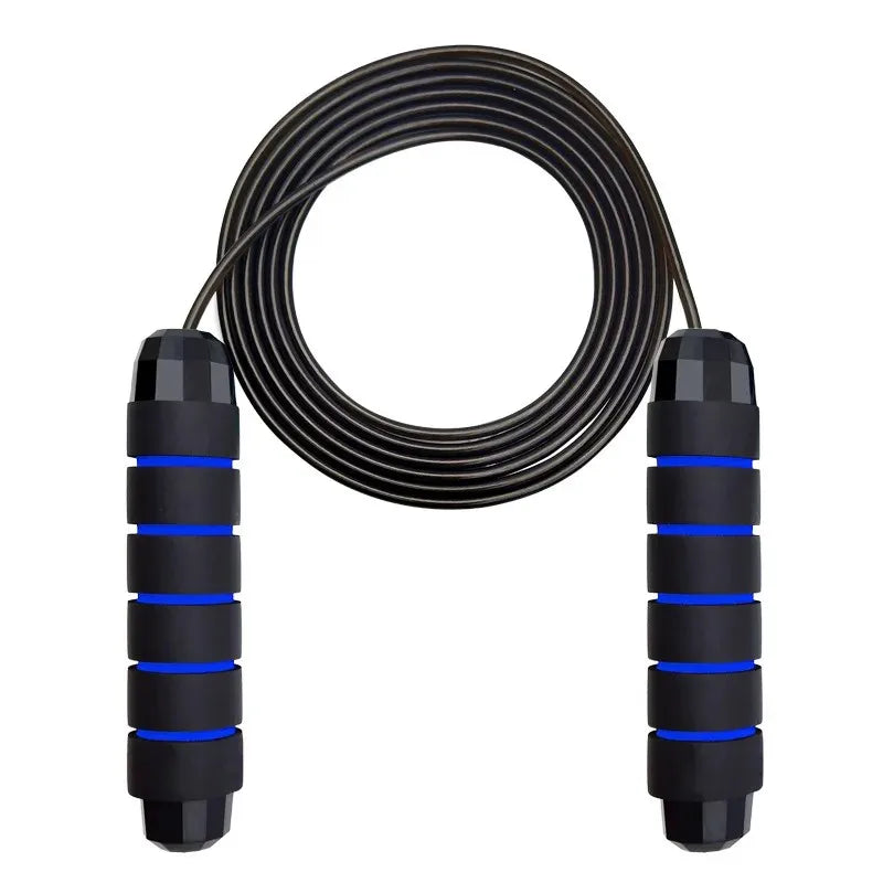 Adjustable Speed Jump Rope with Ball Bearings – Tangle-Free Steel Wire & Foam Handles for Fitness & Weight Loss