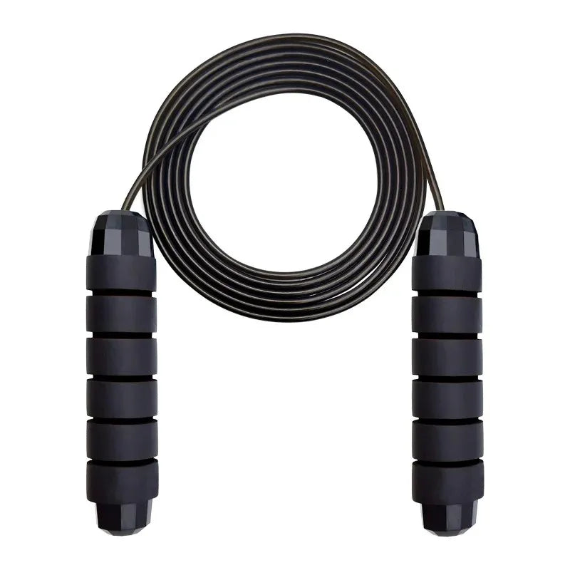 Adjustable Speed Jump Rope with Ball Bearings – Tangle-Free Steel Wire & Foam Handles for Fitness & Weight Loss