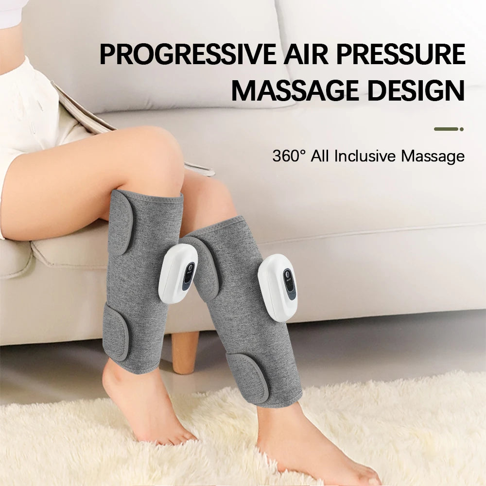 Eletric 360° Air Pressure Calf Massager Wireless Leg Massage 3 Mode Airbag Compresstion Relax Foot Calf Muscle Relieve Fatigue