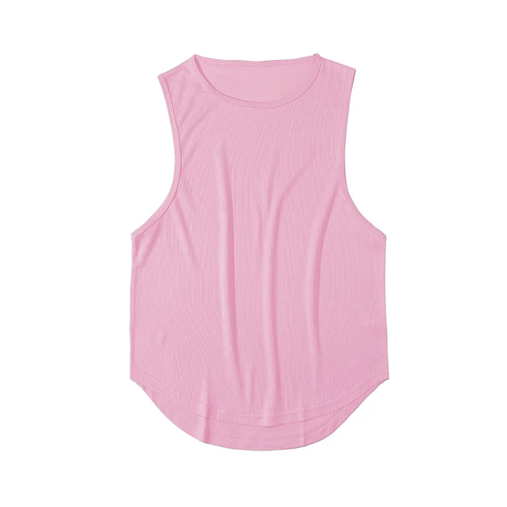 Men's Sleeveless Sports T-Shirt Quick Drying Breathable Tank Top For Running Training Marathon Fitness Vest