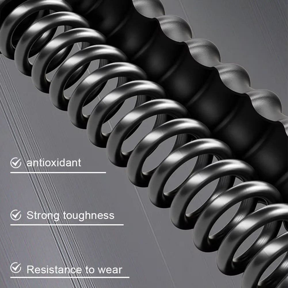 2Pc Arm Strength Training Bars – Spring-Loaded Biceps & Triceps Muscle Trainer with Ergonomic Grip