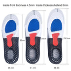 Silicone Gel Sport Insoles – Orthopedic Shock Absorption & Arch Support for Men and Women