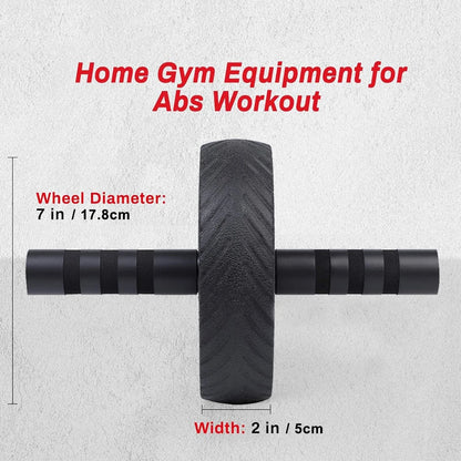 Ab Roller Wheel, Abs Workout Equipment for Abdominal & Core Strength Training, Exercise Wheels for Home Gym, Fitness Equipment