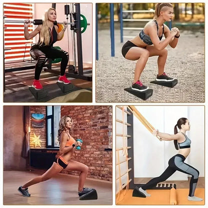 Yoga Wedge & Squat Blocks (3-Piece) | Movflux