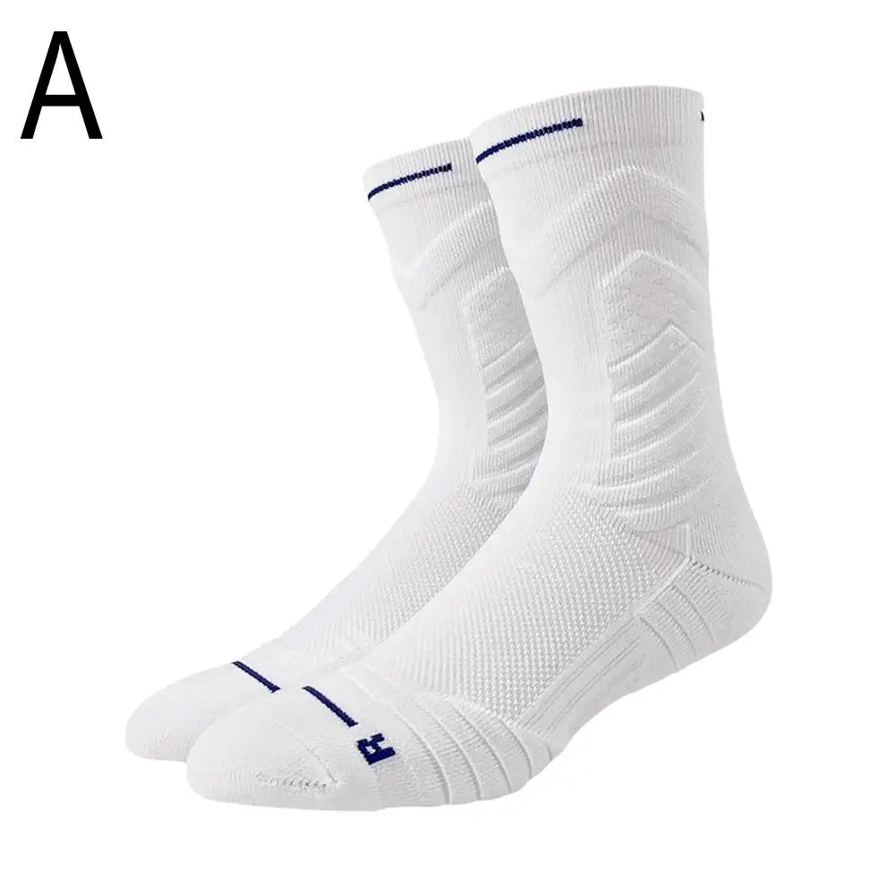 Bullfight 2.0 Men's High-top Sports Towel Basketball Socks Bottom Practical Professional Long-tube Mid-tube Elite Thick Running