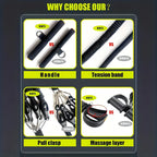Pedal Tension Rope Puller Workout Equipment Elastic Resistance Band Foam Stretch Fitness Gym Machines Home