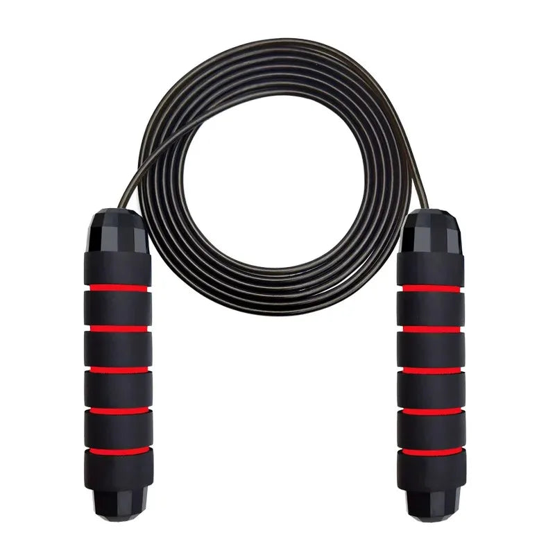 Adjustable Speed Jump Rope with Ball Bearings – Tangle-Free Steel Wire & Foam Handles for Fitness & Weight Loss
