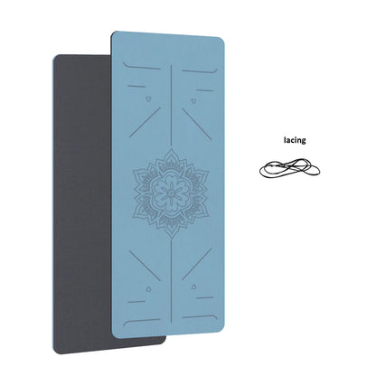 TPE Yoga Mat with Guide Line |  Non-Slip