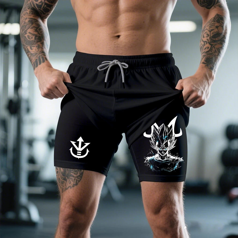 Dragon Ball Z Training Shorts | Movflux - DBZ Gym Wear