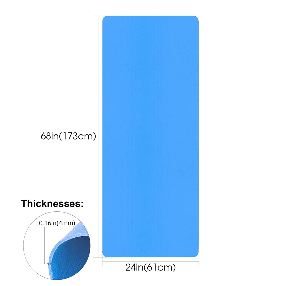 4mm Yoga Mat | Anti-Skid & EVA Foam