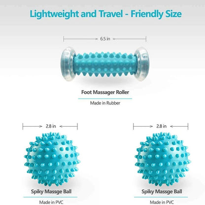 Foot Massager Roller & Ball Set | Movflux - Muscle Relief