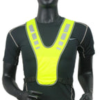Reflektierende Weste für Radtouren, gut sichtbare Sicherheitsjacke für Nachtfahrten, Laufen, Joggen, Radfahren, Motorradfahren, Outdoor-Sportweste