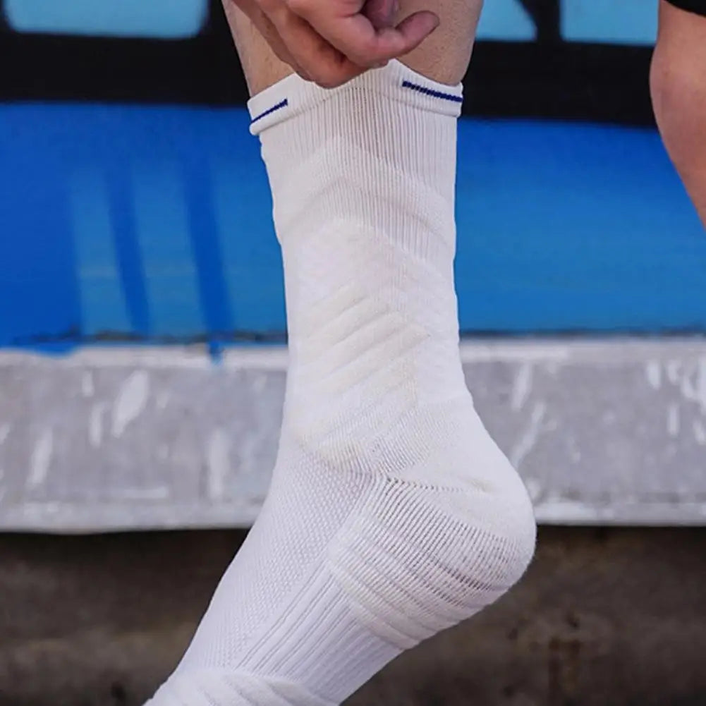 Bullfight 2.0 Men's High-top Sports Towel Basketball Socks Bottom Practical Professional Long-tube Mid-tube Elite Thick Running