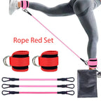Knöchelriemen-Widerstandsbänder für Hüft- und Beinstärke, Zugseil, Fitness, elastisches Training, Zuhause, Yoga, Pilatus, Crossfit, Workout, Fitnessstudio