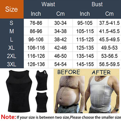 Men's Slimming Compression Vest | Movflux - Core Support