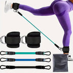 Knöchelriemen-Widerstandsbänder für Hüft- und Beinstärke, Zugseil, Fitness, elastisches Training, Zuhause, Yoga, Pilatus, Crossfit, Workout, Fitnessstudio