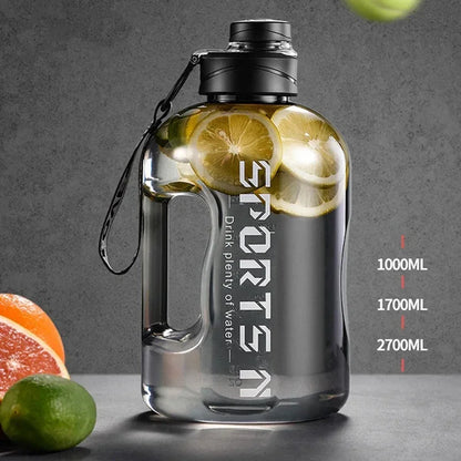 2.7L Sports Water Bottle | Movflux - Large Capacity Gym Cup