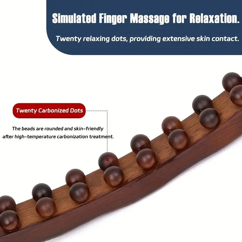Wooden Massage Stick | Muscle Relief & Relaxation
