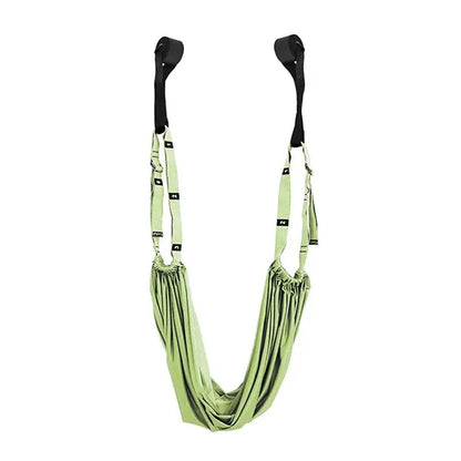 Adjustable Aerial Yoga Strap | Door Hanging Hammock Swing & Handstand Training Rope