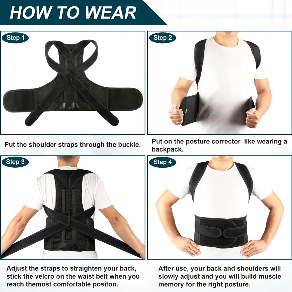 Posture Corrector Back Brace | Movflux - Spine Support