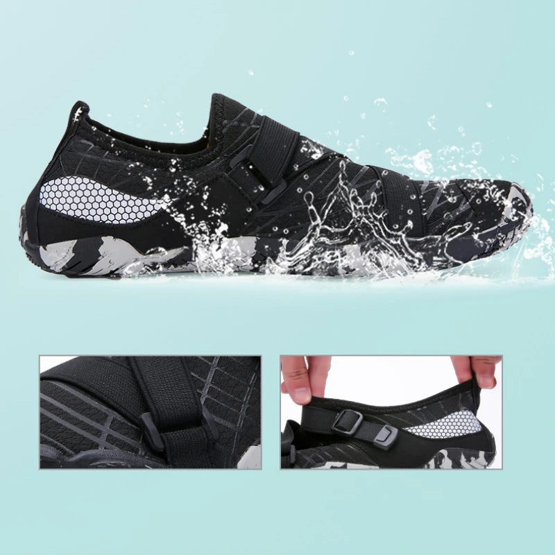 Men’s & Women’s Quick-Dry Aqua Shoes – Breathable Water Sneakers for Swimming, Diving, Beach & Outdoor Sports