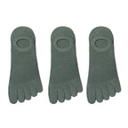 3 Pairs/lot Men's Socks Breathable Sweat Novelty Toe Socks Fashion Casual Breathable Finger Boat Sock High Quality Sox for Male