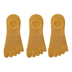 3 Pairs/lot Men's Socks Breathable Sweat Novelty Toe Socks Fashion Casual Breathable Finger Boat Sock High Quality Sox for Male