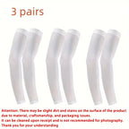 3 Pair of Breathable Sun Protection Sleeves - Breathable & UV Protective Gear for Sports, Driving, & Outdoor Adventures
